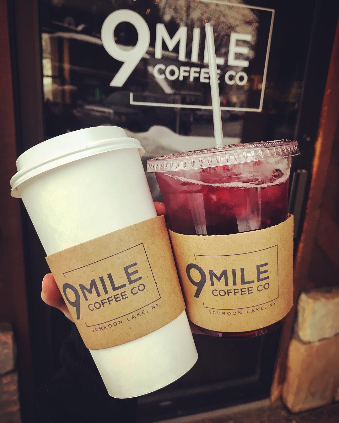 Some of the delicious drinks served up at 9 Mile Coffee Co.