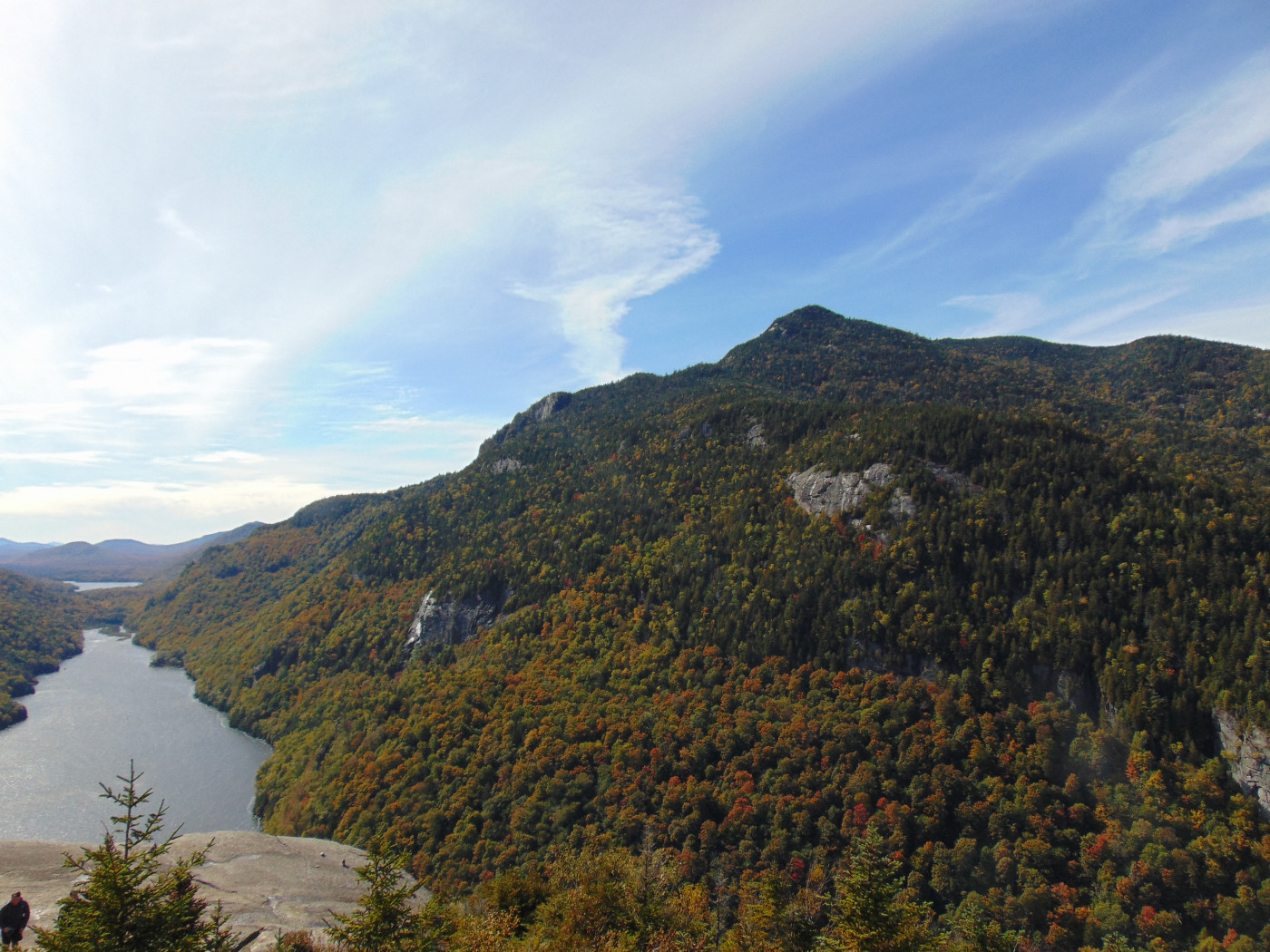 The scenic view from Indian Head on AMR property.