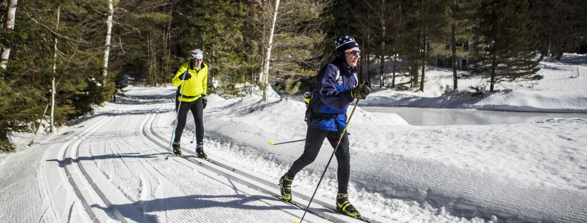 Nordic skiing in the adirondacks