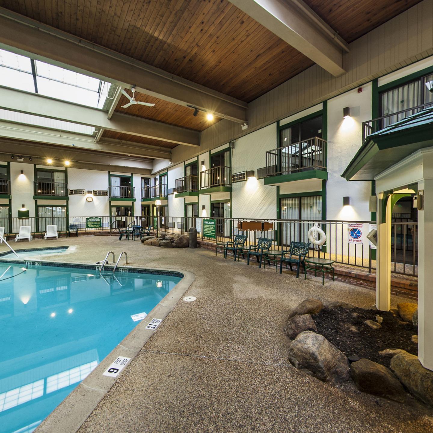 Lake Placid Quality Inn Pool Adirondacks Usa