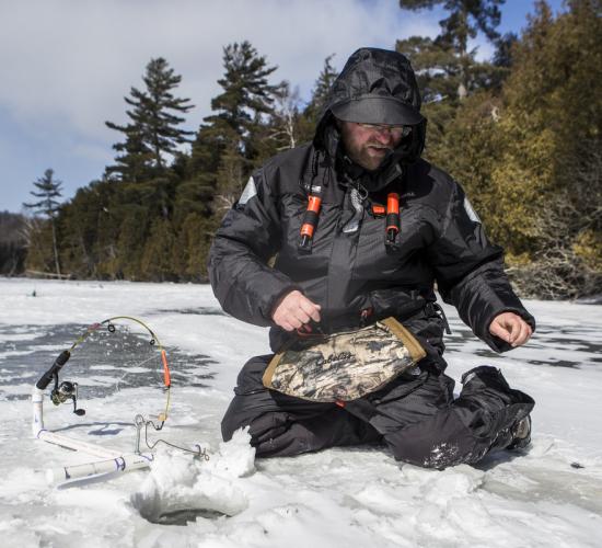 Angels sing when you ice fish the Adirondacks — and they sound a lot like  Johnny Mathis