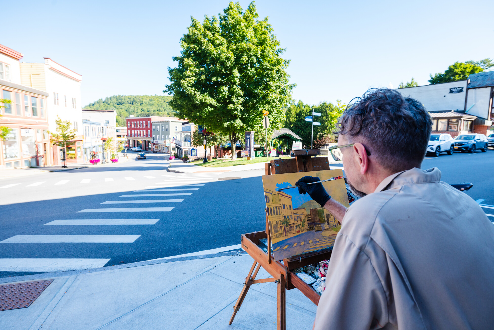A plein air painter