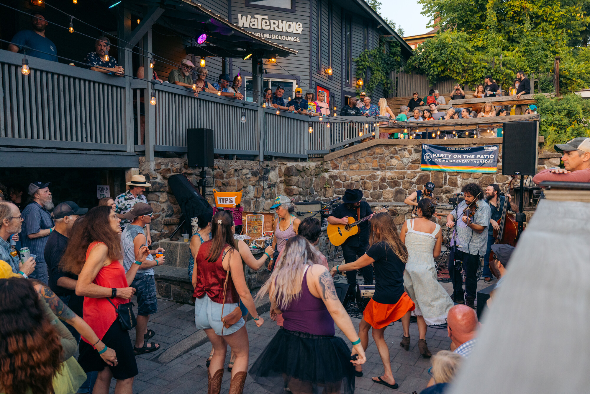 Live music in Saranac Lake.