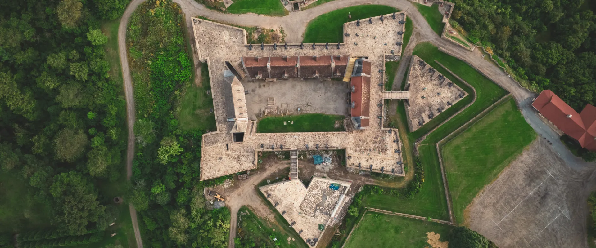 Fort Ticonderoga aerial image