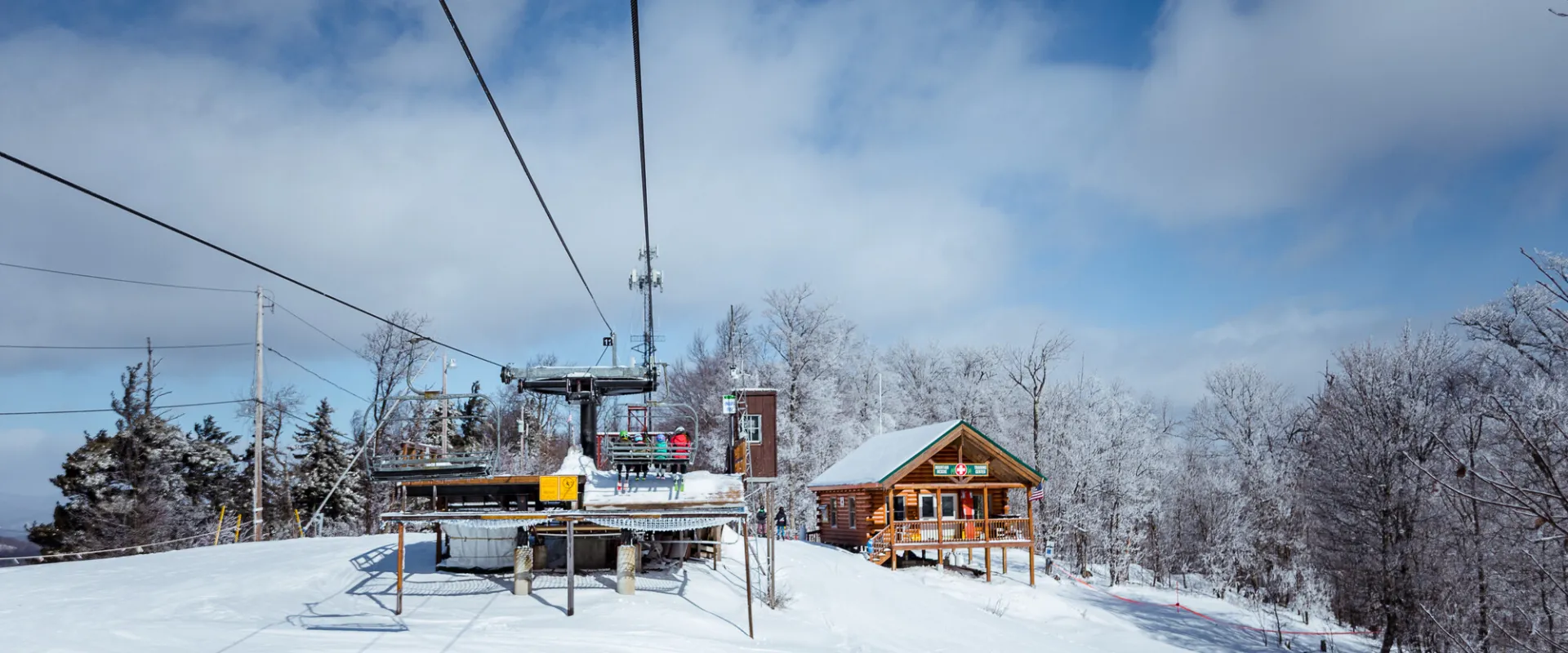 Oak Mountain in the winter.