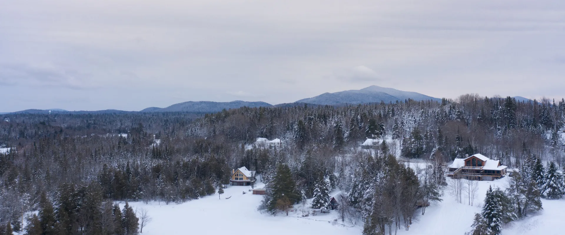 Newcomb in the winter.