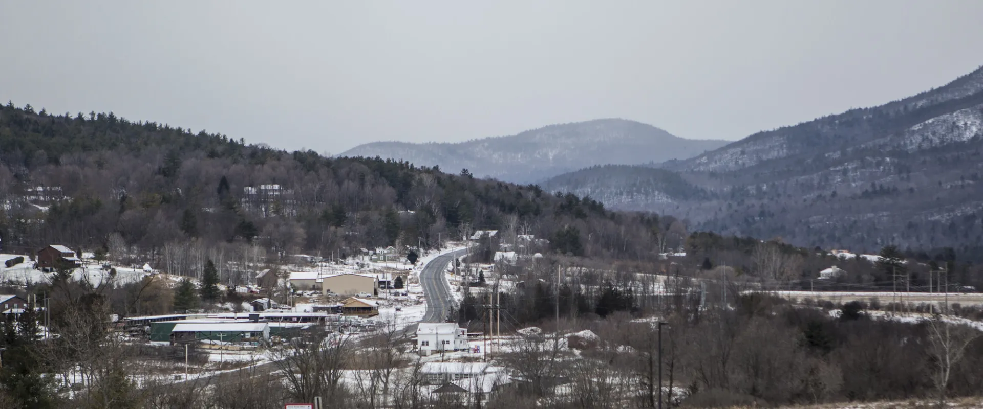 Ticonderoga in the winter.