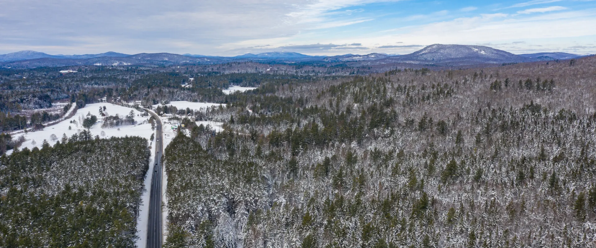 Ray Brook in the winter.
