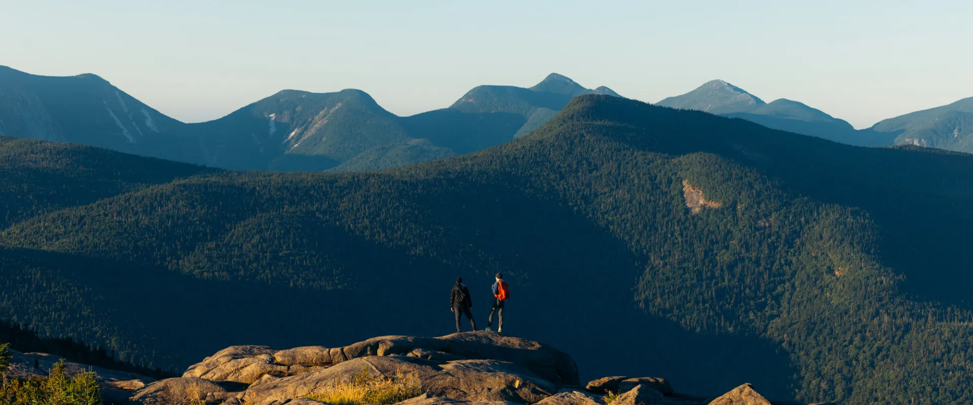 Two people on Cascade Mountain
