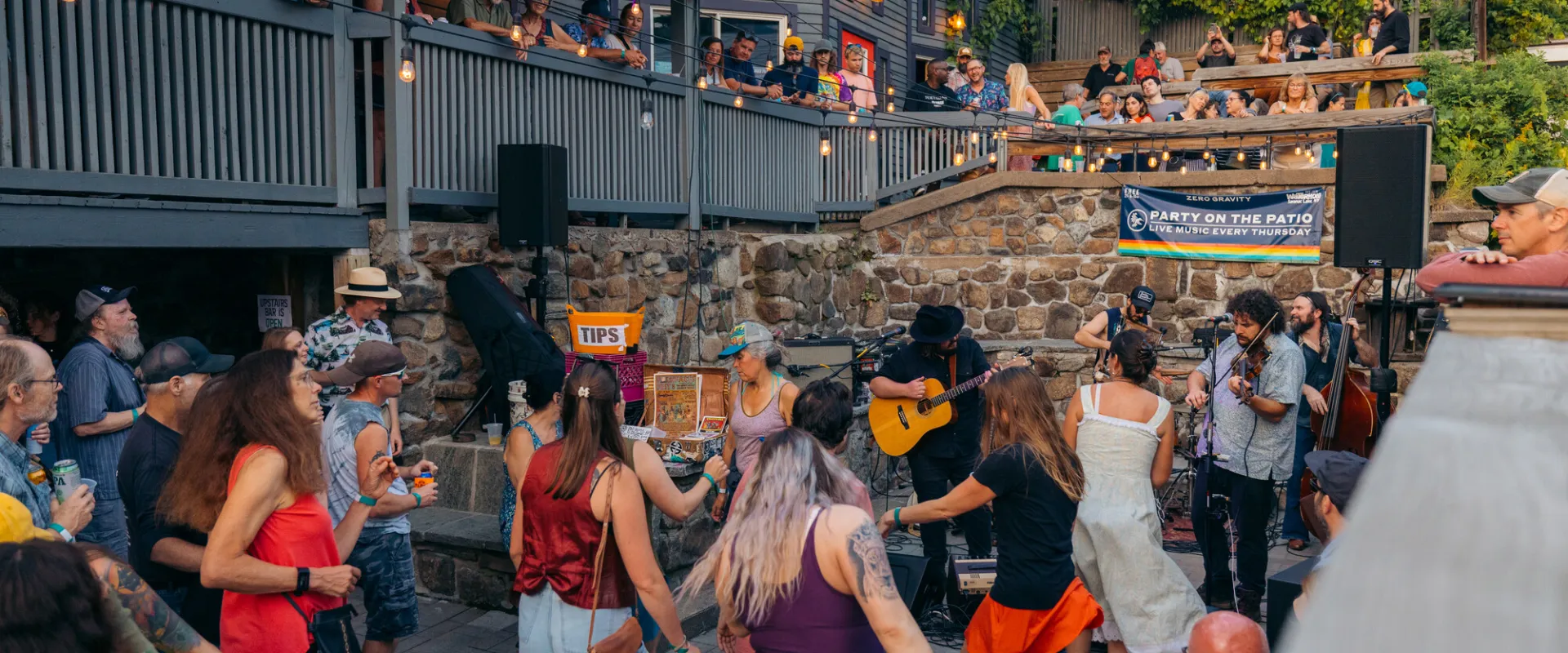 Live music in Saranac Lake.