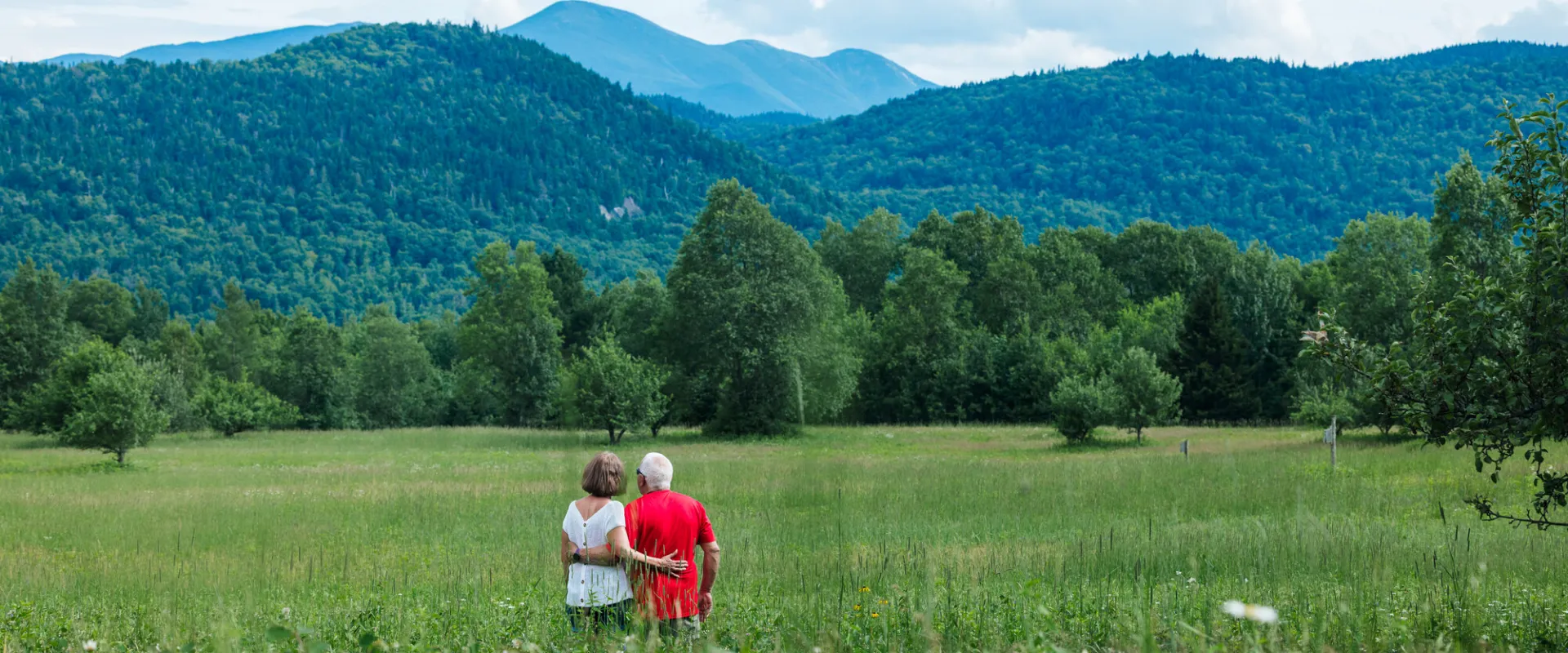 A couple at Heaven Hills trails.