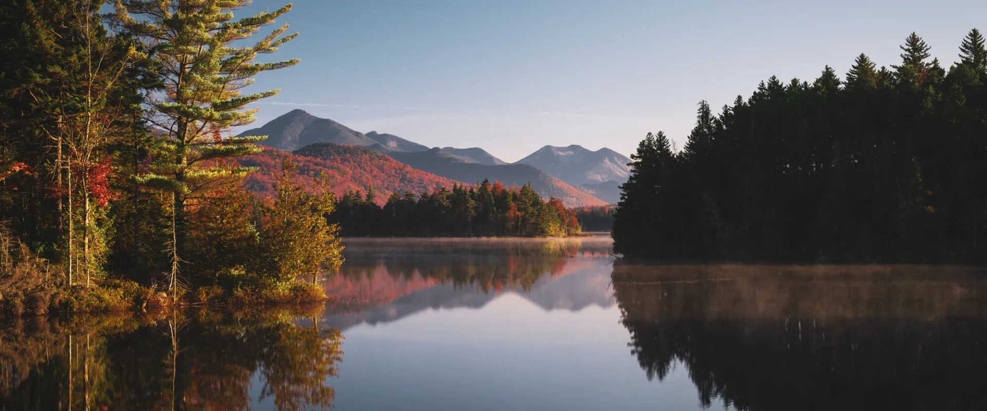 Boreas Ponds in the fall.