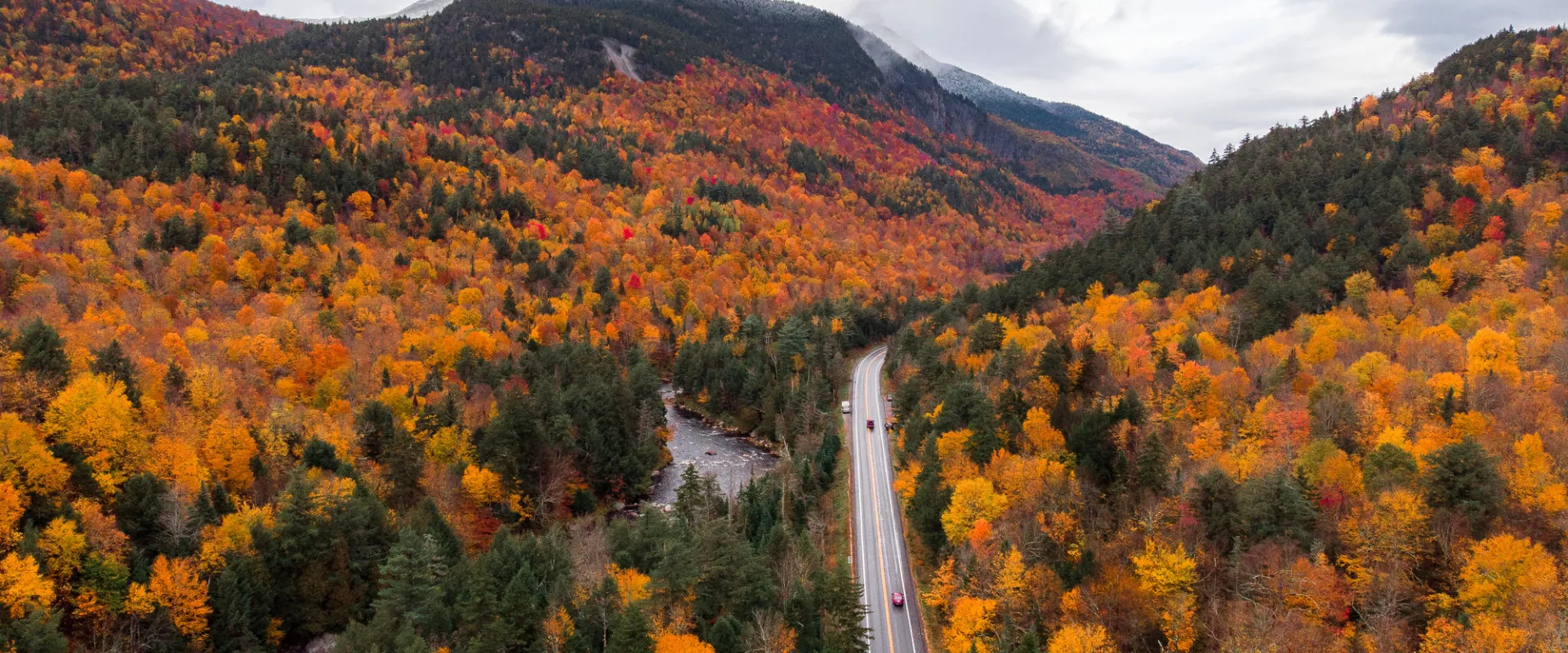 A scenic fall drive through the Adirondacks.