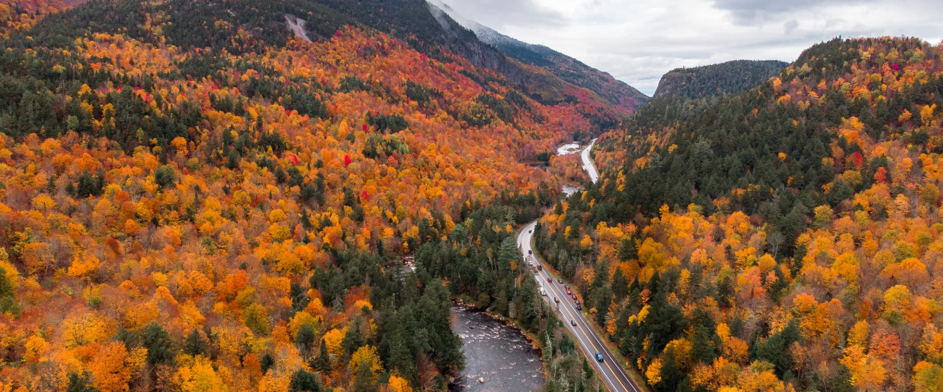 Fall drives in the Adirondacks.