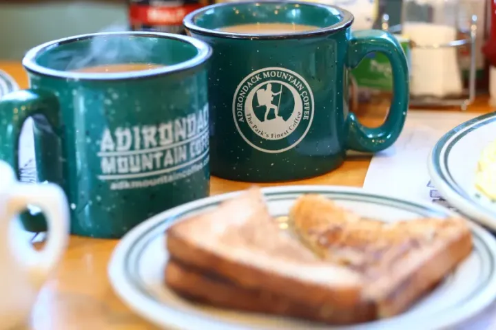 Photo of Toast & Two Cups of Coffee