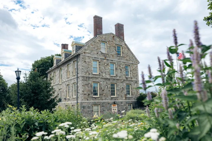 A large stone building, now a museum