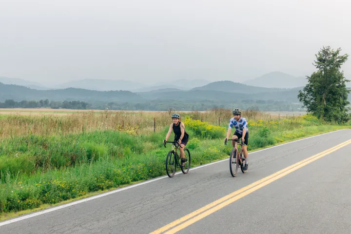 Road cycling in the Lake Champlain Region.