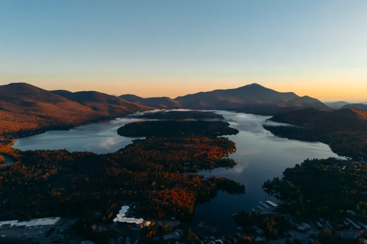 Lake Placid at sunrise