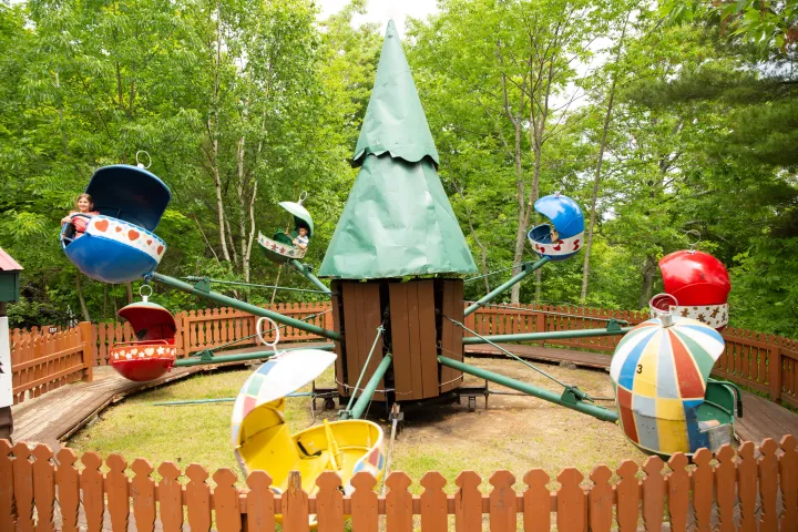 A ride at Santa's Workshop in Wilmington