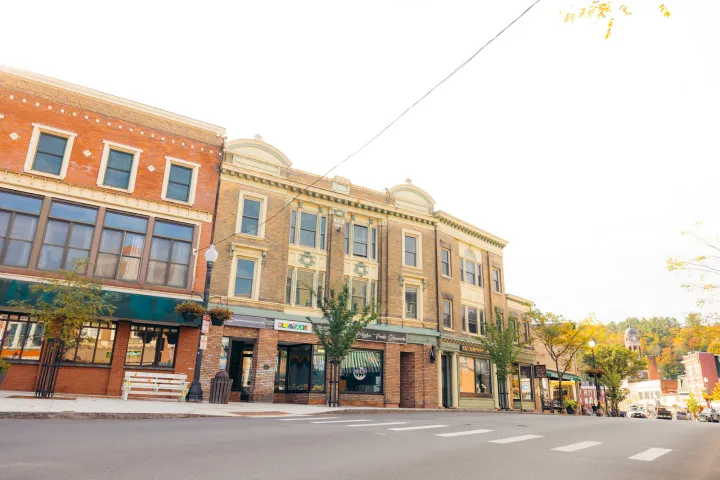 Downtown Saranac Lake.