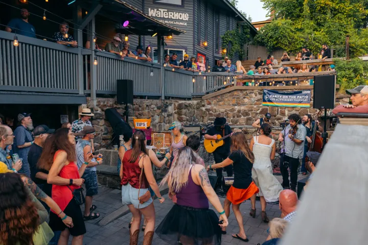 Live music in Saranac Lake.