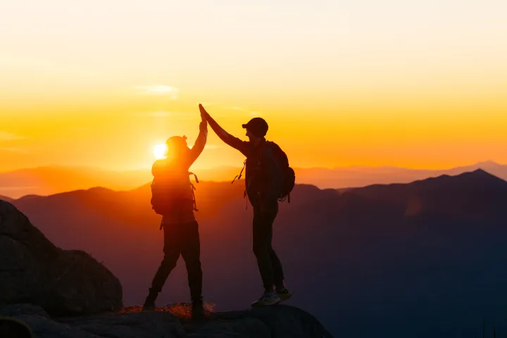 A sunset summit hike.