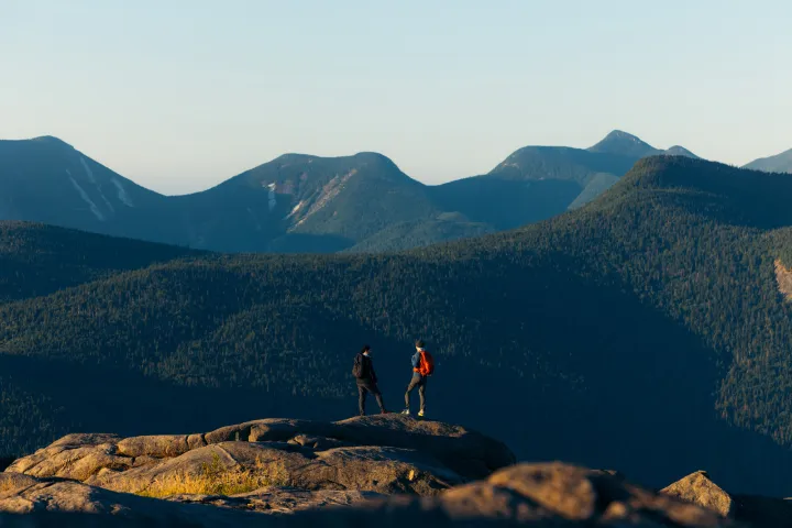A view of the High Peaks.