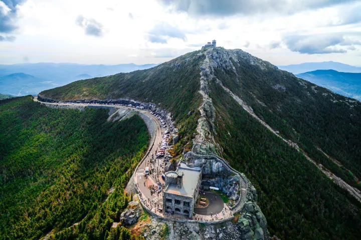 The summit of Whiteface Mountain.