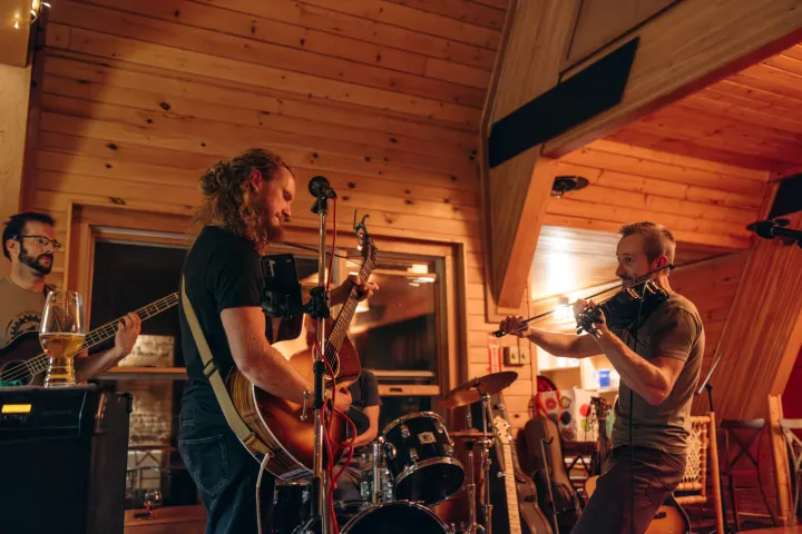 Indoor live music.