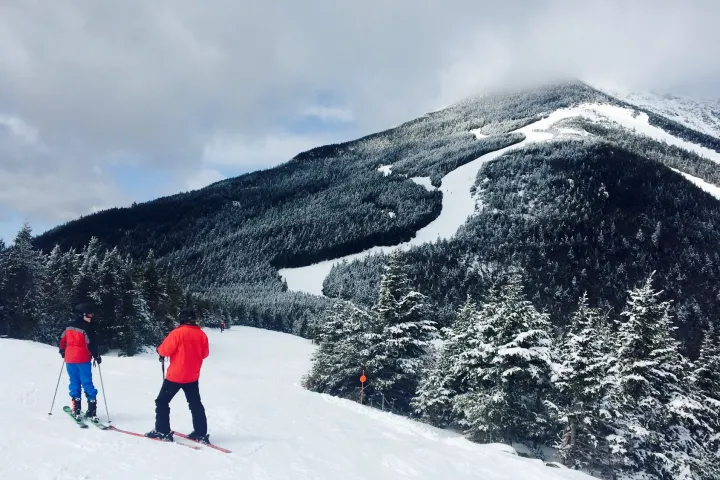 Skiing at Whiteface Mountain.