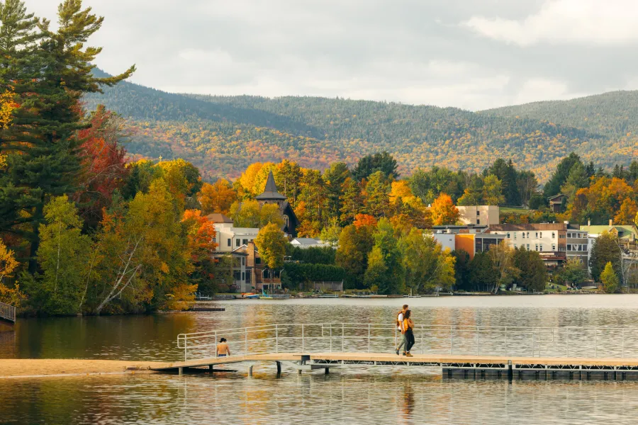 Mirror Lake in the fall