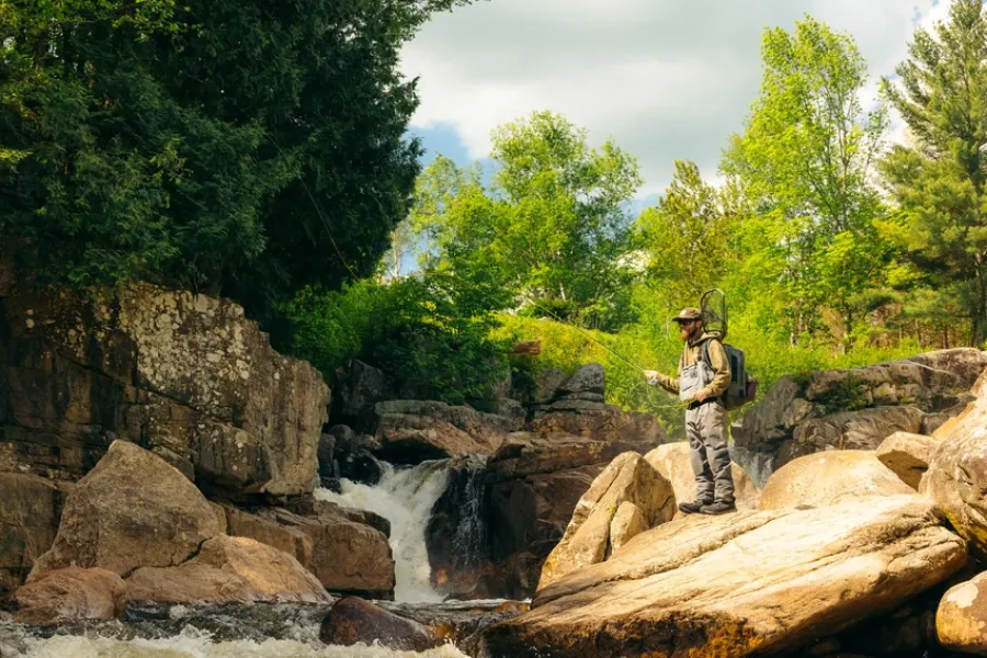 Photo of fly fishing