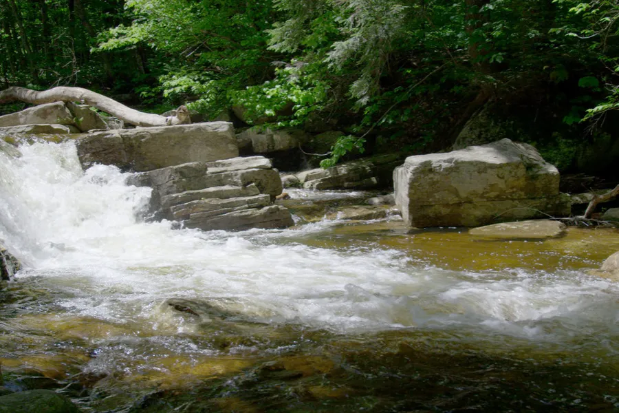 A waterfall along the NPT