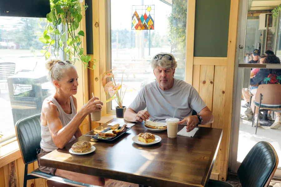 Dining in Speculator.