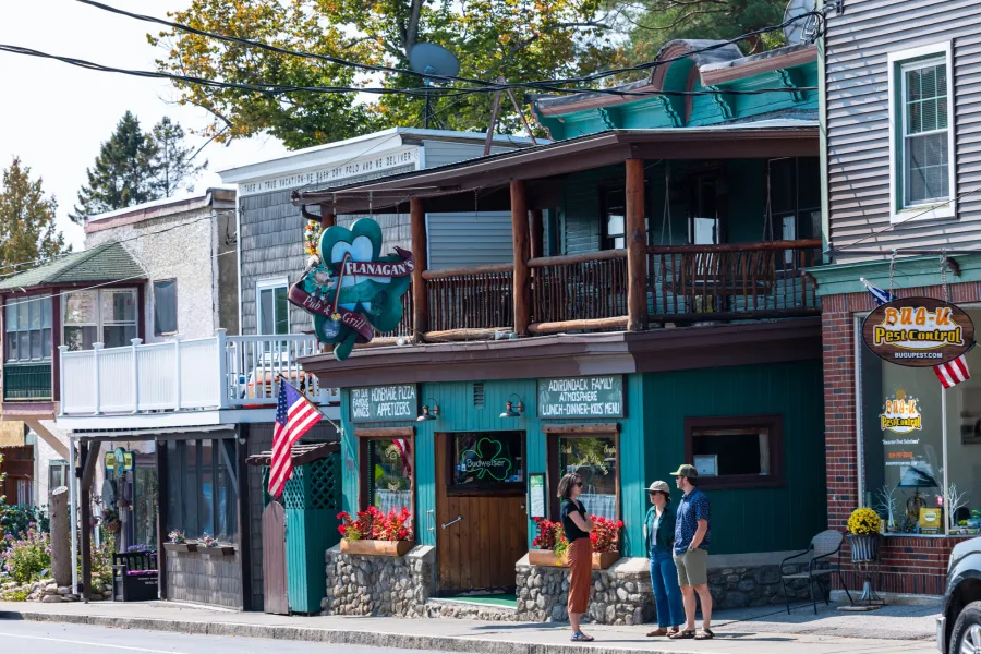 Main Street in Schroon Lake.