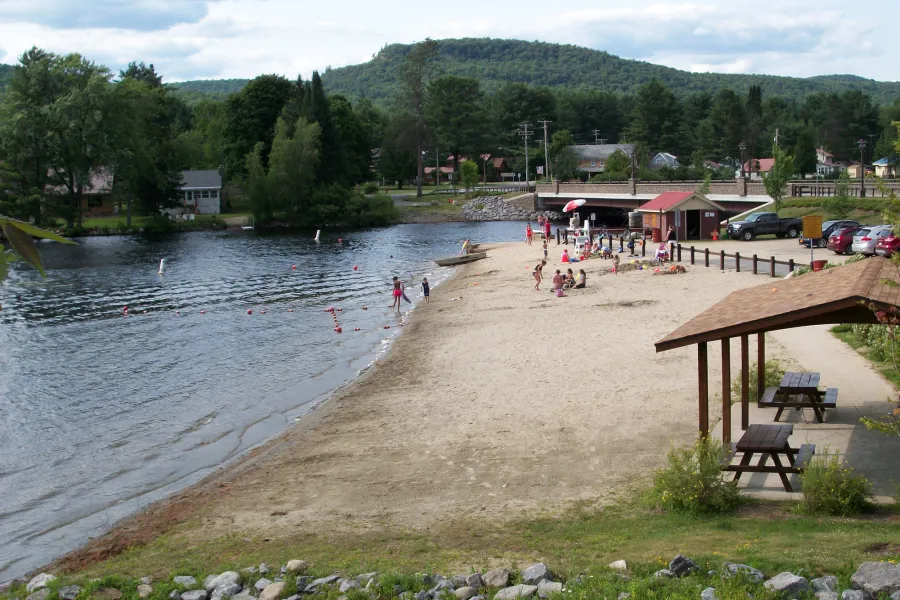 Wells Public Beach in the summer.