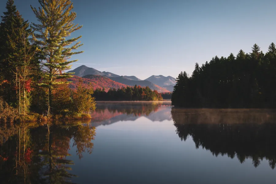 Boreas Ponds Tract in the fall.