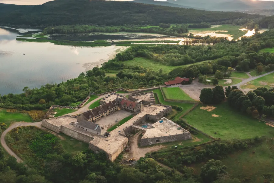 Fort Ticonderoga views in the summer.