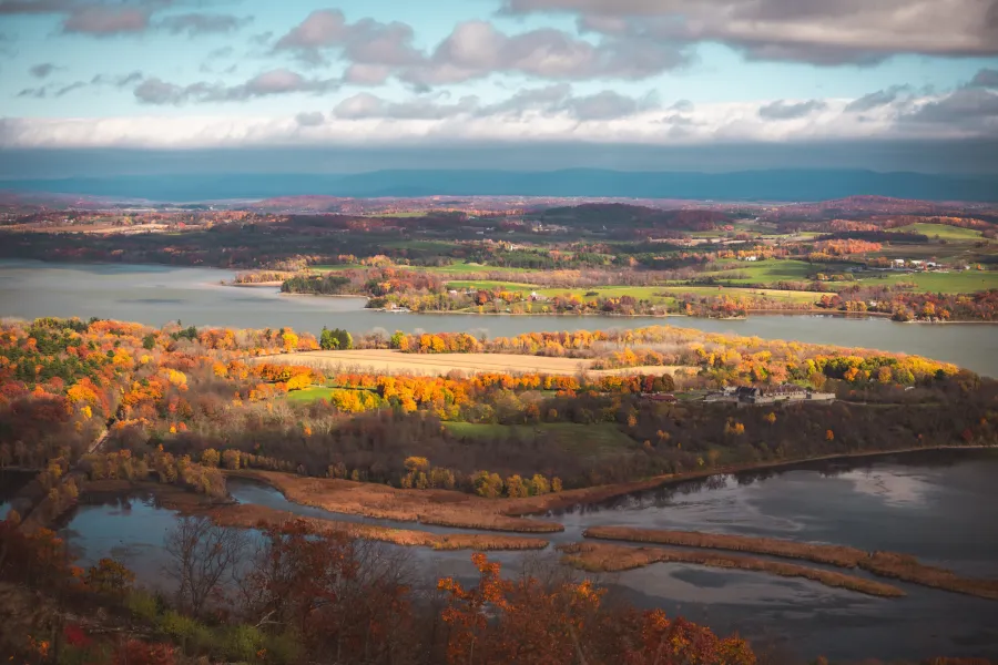 Views from Mount Definace in the fall.