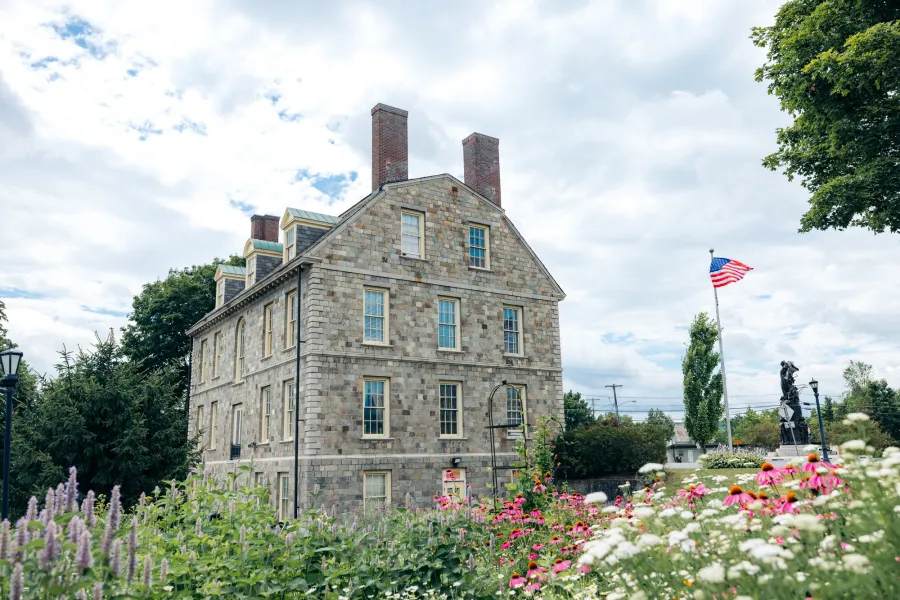 Hancock House in the summer.
