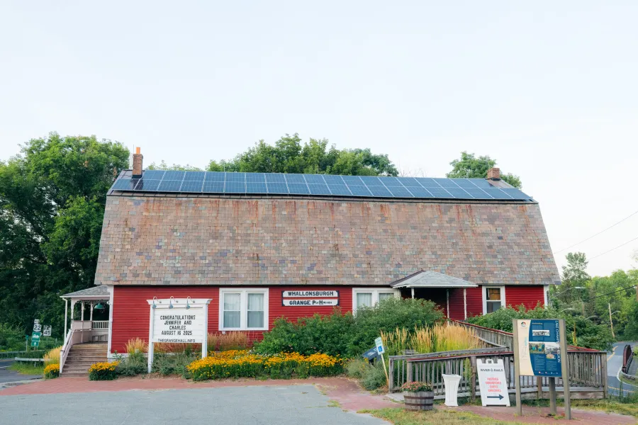 The Whallonsburg Grange in Essex.