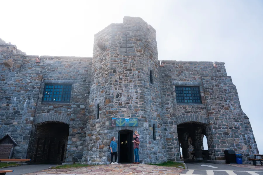 Castle on top of Whiteface Mountain