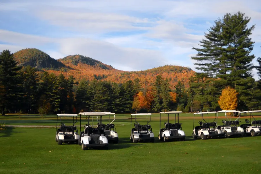 The Cobble Hill Golf Course in the fall.