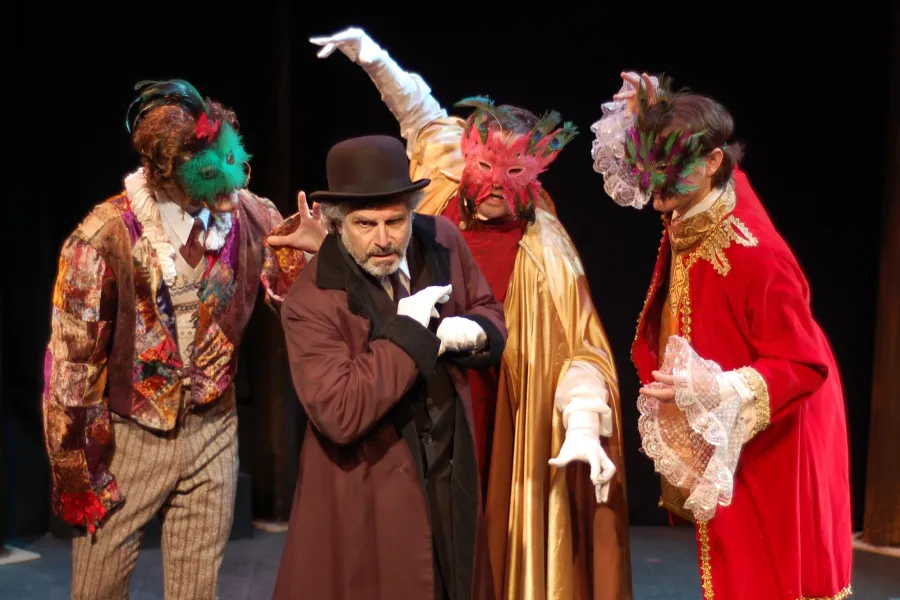 A live performance at a theatre