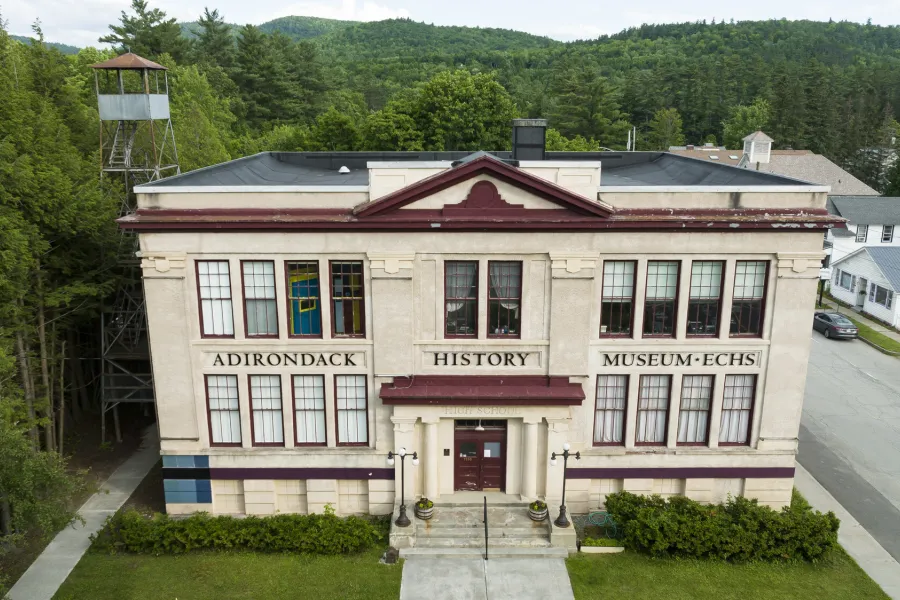 The Adirondack History Museum in the summer.