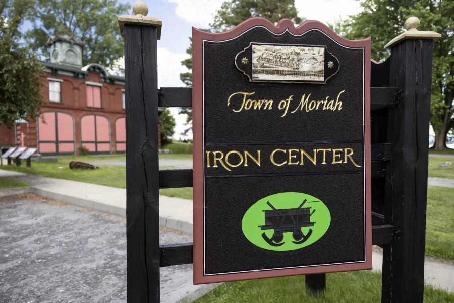 The town of Moriah's Iron Center Museum.