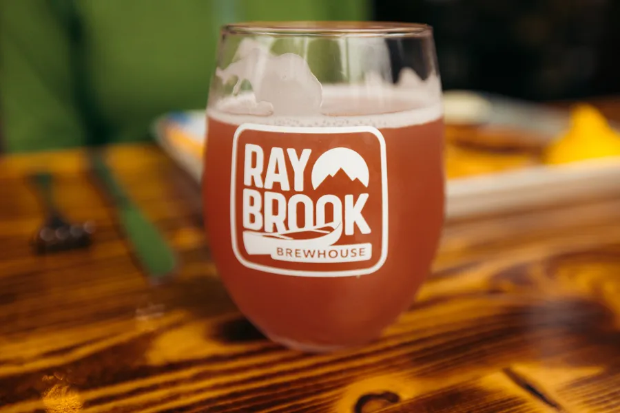 A beer from Ray Brook Brewhouse.