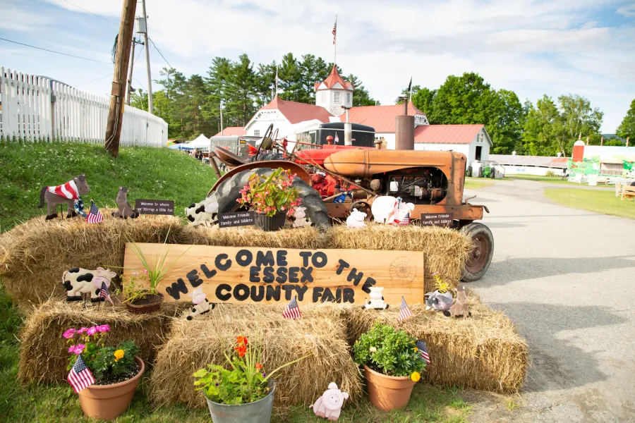 The entrance to the Essex County Fair.