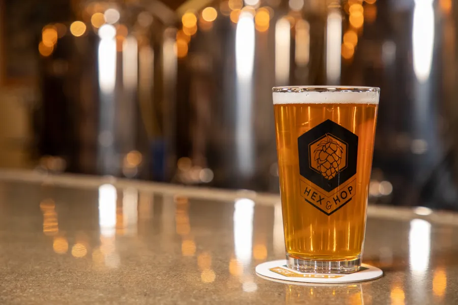 Beer from Hex and Hop.