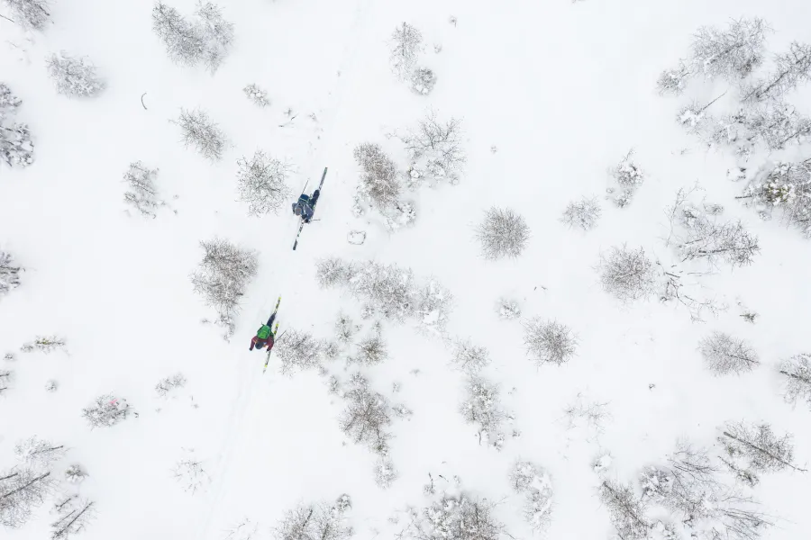 Skiing at Paul Smith's VIC.